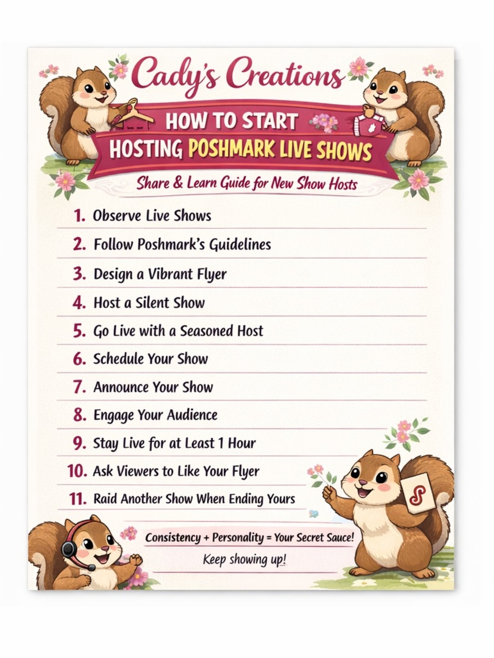 How to Start Hosting Poshmark Live Shows